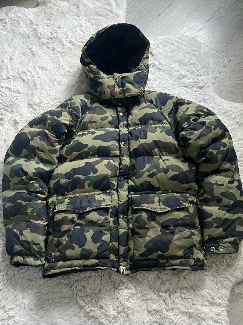 BAPE Camo Down Puffer Jacket